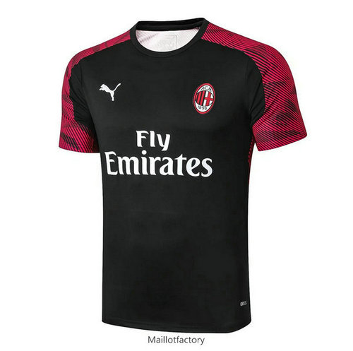 Flocage Maillot du AC Milan Pré-Match 2019/20 Rouge Foncé/Noir