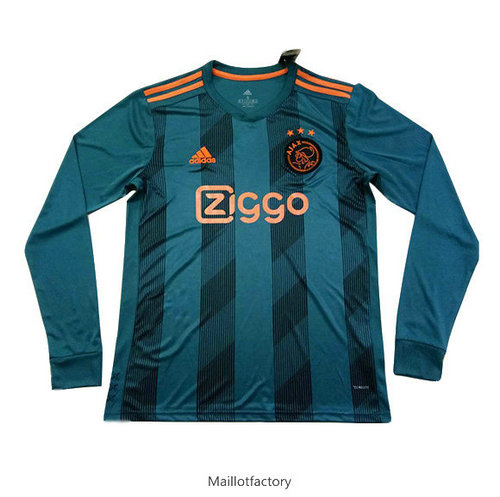 Soldes Maillot du Ajax 2019/20 Exterieur Manche Longue