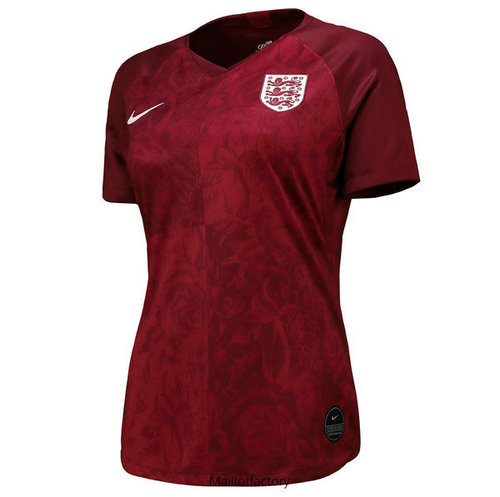 Pas cher Maillot du Angleterre Femme 2019/20 Exterieur Rouge