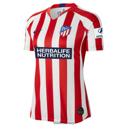 Prix Maillot du Atletico Madrid Femme 2019/20 Domicile