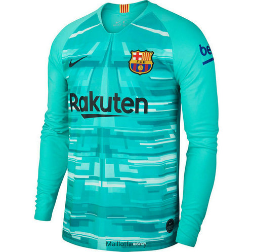 Flocage Maillot du Barcelone 2019/20 Gardien De But Manche Longue Bleu