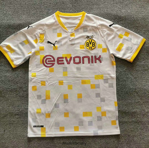 Achat Maillot du Borussia Dortmund 2020/21 Blanc/Jaune