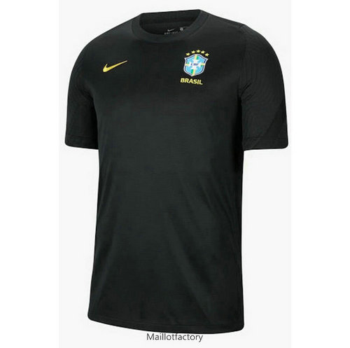 Pas cher Maillot du Brésil Pre-Match 2020/21 Noir