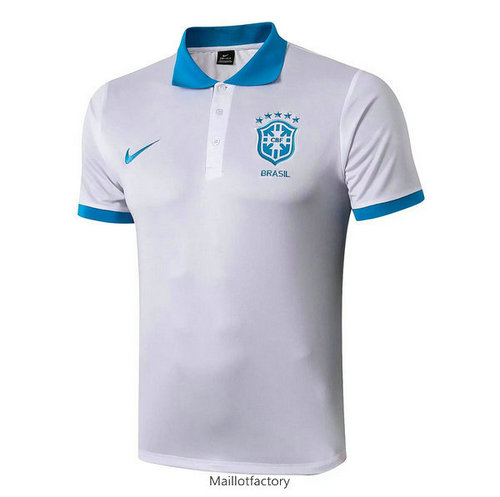 Achetés Maillot du Brésil POLO 2019/20 Blanc/Noir/