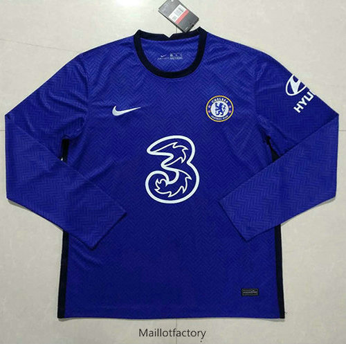 Soldes Maillot du Chelsea 2020/21 Domicile Manche Longue