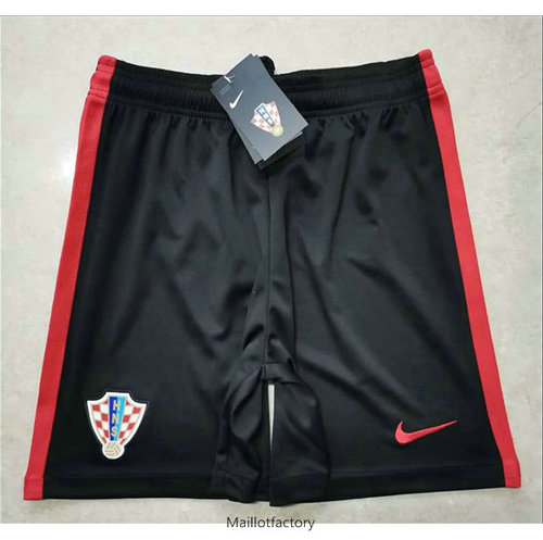 Prix Maillot du Croatie 2020/21 Noir Short