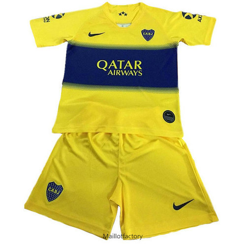 Achetés Maillot du Boca Juniors Enfant 2019/20 Jaune/Bleu