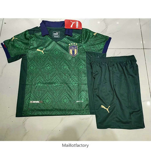 Pas cher Maillot du Italie Enfant 2019/20 Exterieur Vert