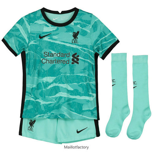 Nouveaux Maillot du Liverpool Enfant 2020/21 Gardien de but Vert