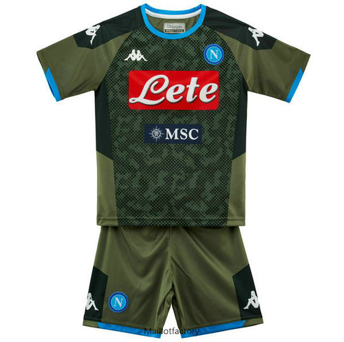 Pas cher Maillot du Naples Enfant 2019/20 Exterieur