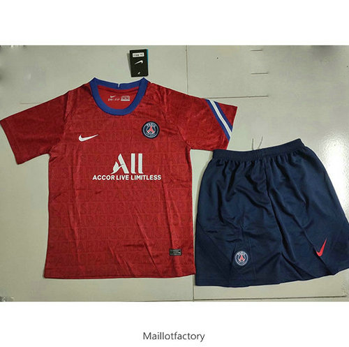 Nouveaux Maillot du PSG Enfant 2020/21 Rouge