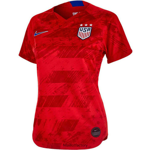 Achetez Maillot du États-Unis Femme 2019/20 Exterieur Rouge