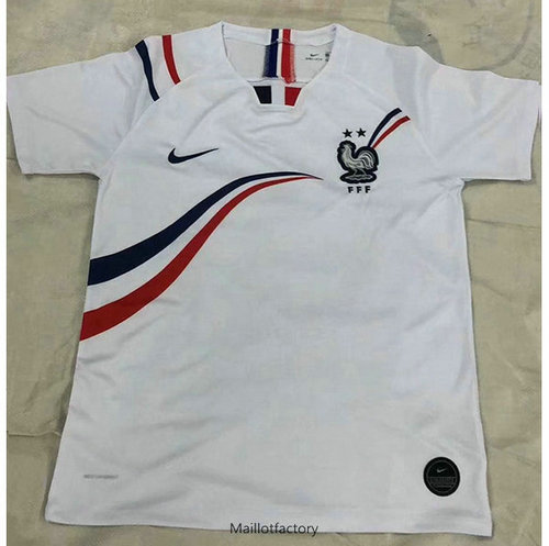 Pas cher Maillot du France 2019/20 Blanc