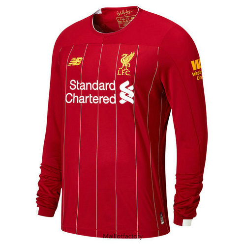 Soldes Maillot du Liverpool 2019/20 Domicile Manche Longue