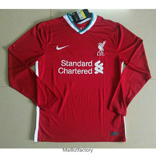 Achetés Maillot du Liverpool 2020/21 Domicile Manche Longue