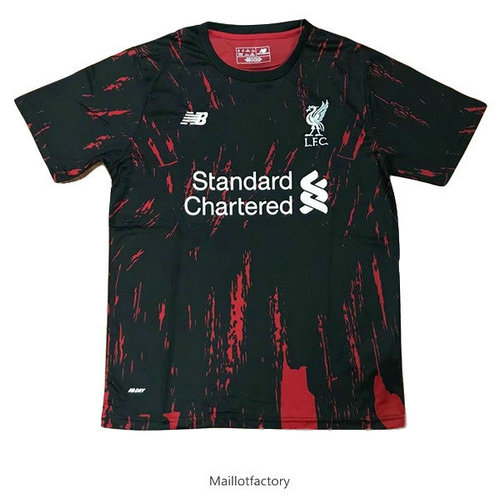 Vente Maillot du Liverpool Entraînement 2019/20 Noir Rouge