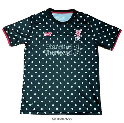 Soldes Maillot du Liverpool Entraînement 2019/20 Noir Blanc