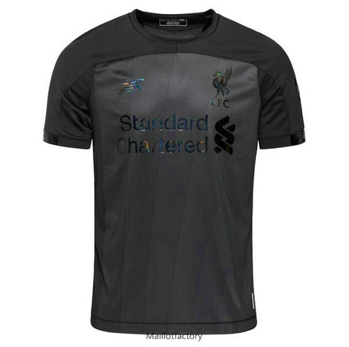 Pas cher Maillot du Liverpool 2019/20 Noir/Gris