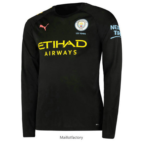 Vente Maillot du Manchester City 2019/20 Exterieur Manche Longue