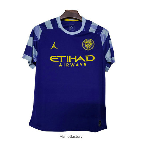 Prix Maillot du Manchester City Jordan 2019/20 Bleu