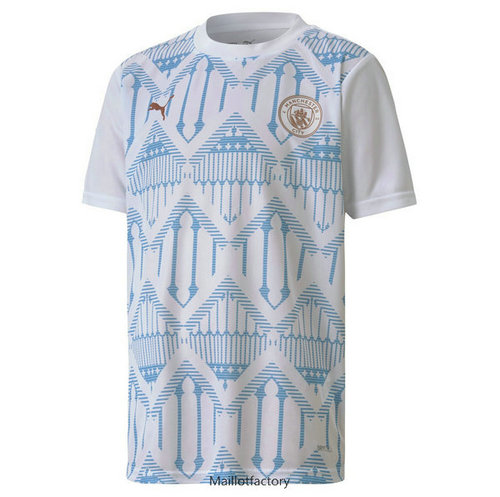 Achetés Maillot du Maillot de Stade Manchester City 2019/20 Blanc