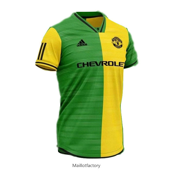 Achat Maillot du Manchester United Concept edition 2019/20 Jaune/Vert