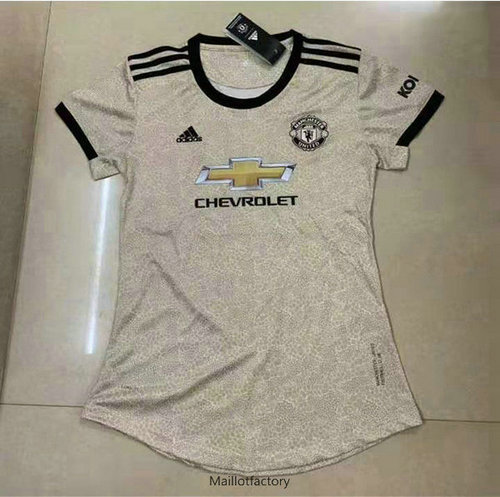 Pas cher Maillot du Manchester United Femme 2019/20 Exterieur