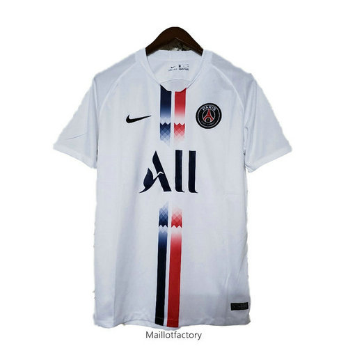 Pas cher Maillot du PSG 2019/20 Blanc Version Fuite