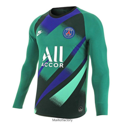 Pas cher Maillot du PSG 2019/20 Domicile Vert Gardien De But