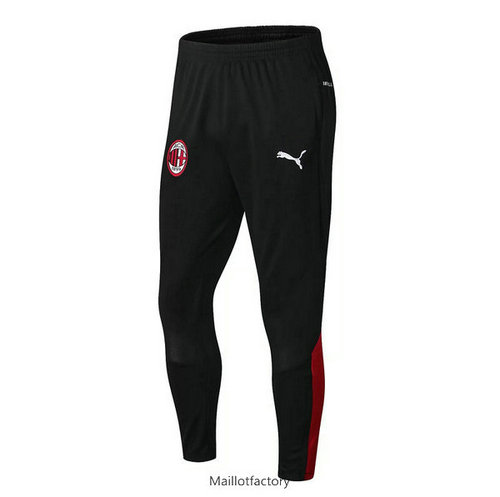 Pas cher Maillot du Pantalon AC Milan 2019/20 Noir/Rouge