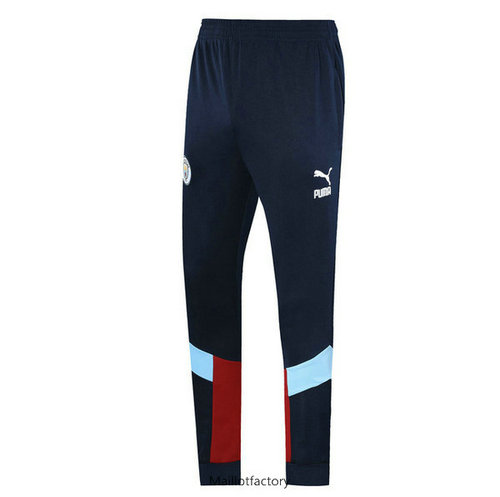 Nouveaux Maillot du Pantalon Manchester City 2019/20 Noir/Rouge/Bleu