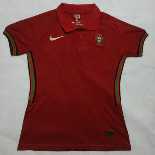 Vente Maillot du Portugal Femme 2020/21 Domicile EURO