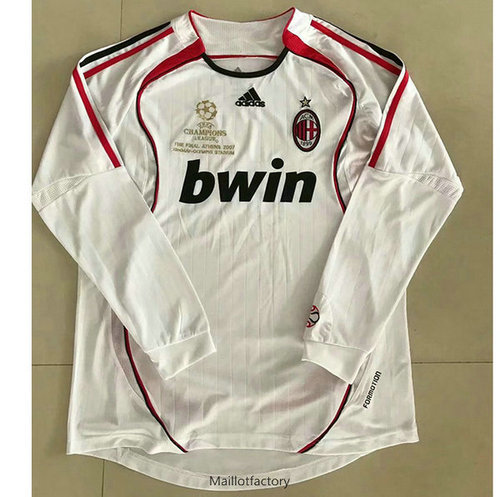 Achetez Retro Maillot du AC Milan 2006-07 Manche Longue Exterieur