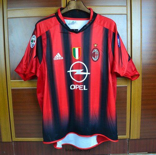 Prix Retro Maillot du AC Milan 2004-05 Domicile