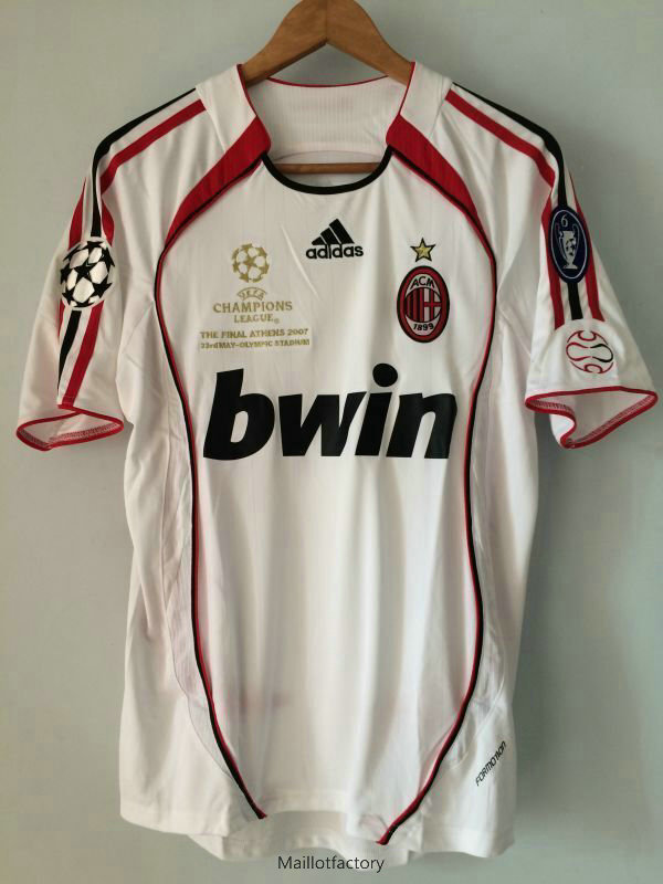 Soldes Retro Maillot du AC Milan 2006-07 Exterieur