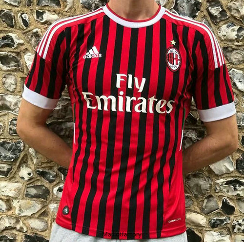 Nouveaux Retro Maillot du AC Milan 2011-12 Domicile