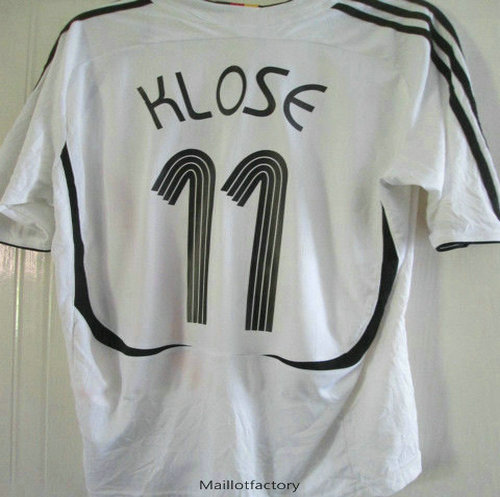 Achetez Retro Maillot du Allemagne 2005-2006 Domicile (11 Klose)