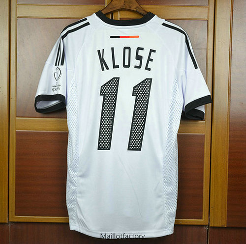 Prix Retro Maillot du Allemagne Coupe du Monde 2002 Domicile (11 Klose)