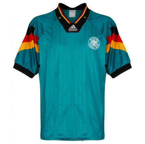 Nouveaux Retro Maillot du Allemagne 1992 Exterieur Vert