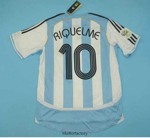 Achetez Retro Maillot du Argentina 2006-07 Domicile (10 Riquelme)