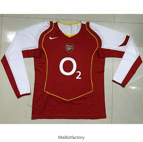 Flocage Retro Maillot du Arsenal 2004-05 Manche Longue Domicile