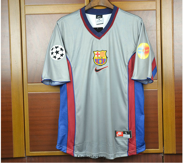 Achat Retro Maillot du Centennial Silver Barcelona 1999-00 Exterieur Gris