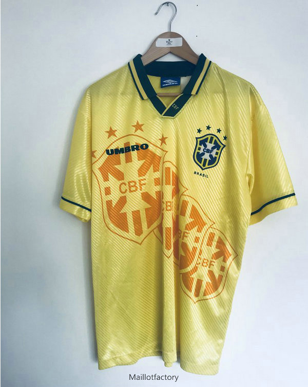 Achetés Retro Maillot du Bresil 1994-97 Domicile