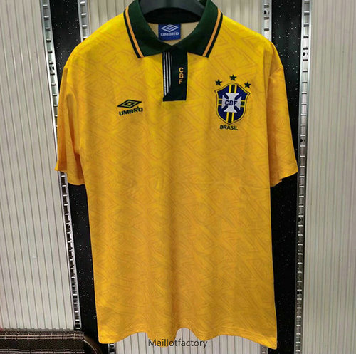 Achetez Retro Maillot du Brésil 1991-93 Domicile