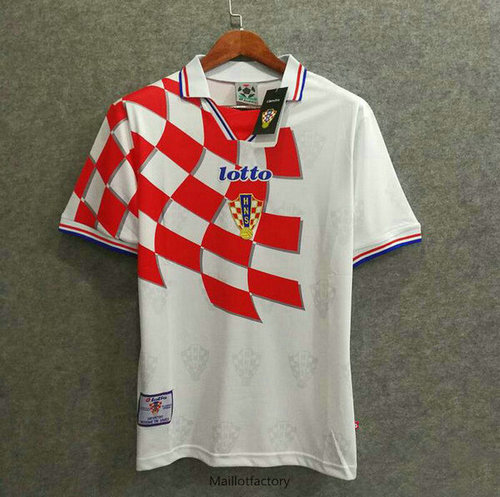 Achetés Retro Maillot du Croatie Coupe du Monde 1998 Domicile