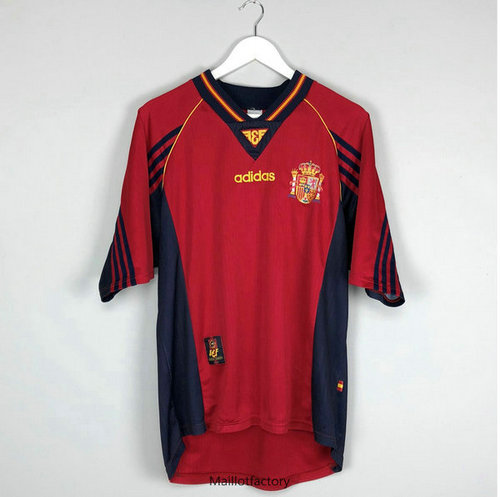 Vente Retro Maillot du Espagne Coupe du Monde 1998 Domicile