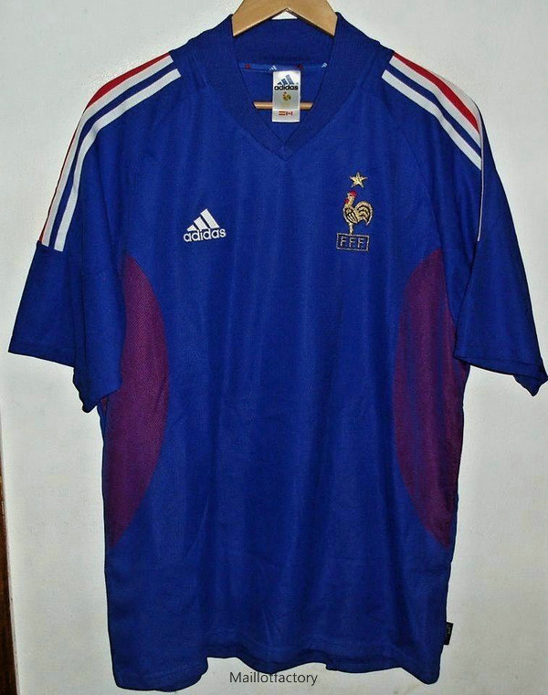 Prix Retro Maillot du France Coupe du Monde 2002 Domicile