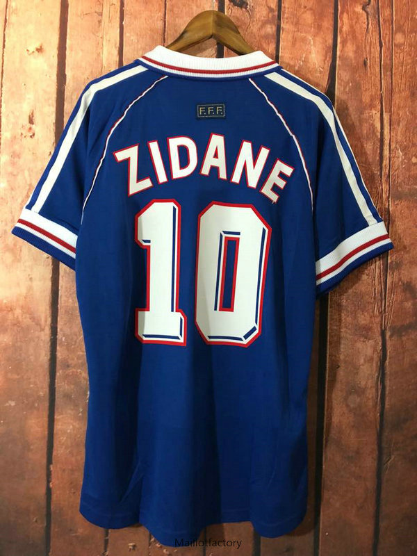 Flocage Retro Maillot du France 1998 Domicile (10 ZIDANE)