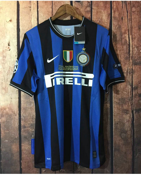 Prix Retro Maillot du Inter Milan 2010 Domicile