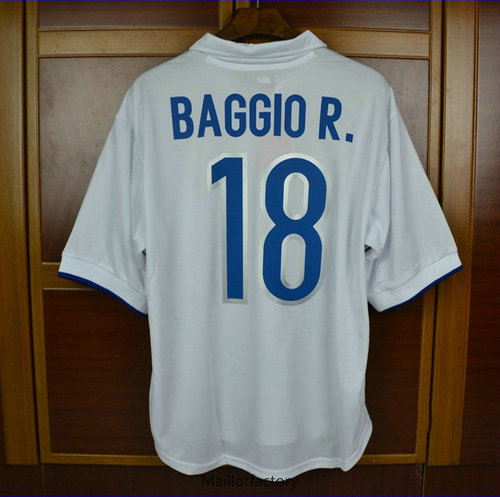 Achetés Retro Maillot du Italie 1998 Exterieurs (18 BAGGIO)